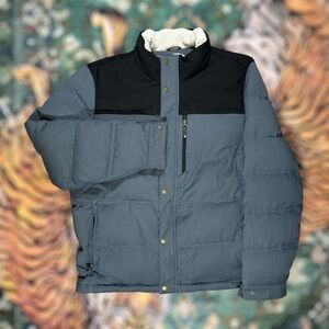 LL Bean Downtek Water Repellent Down Puffer Coat Jacket Full Zip Outdoor XL